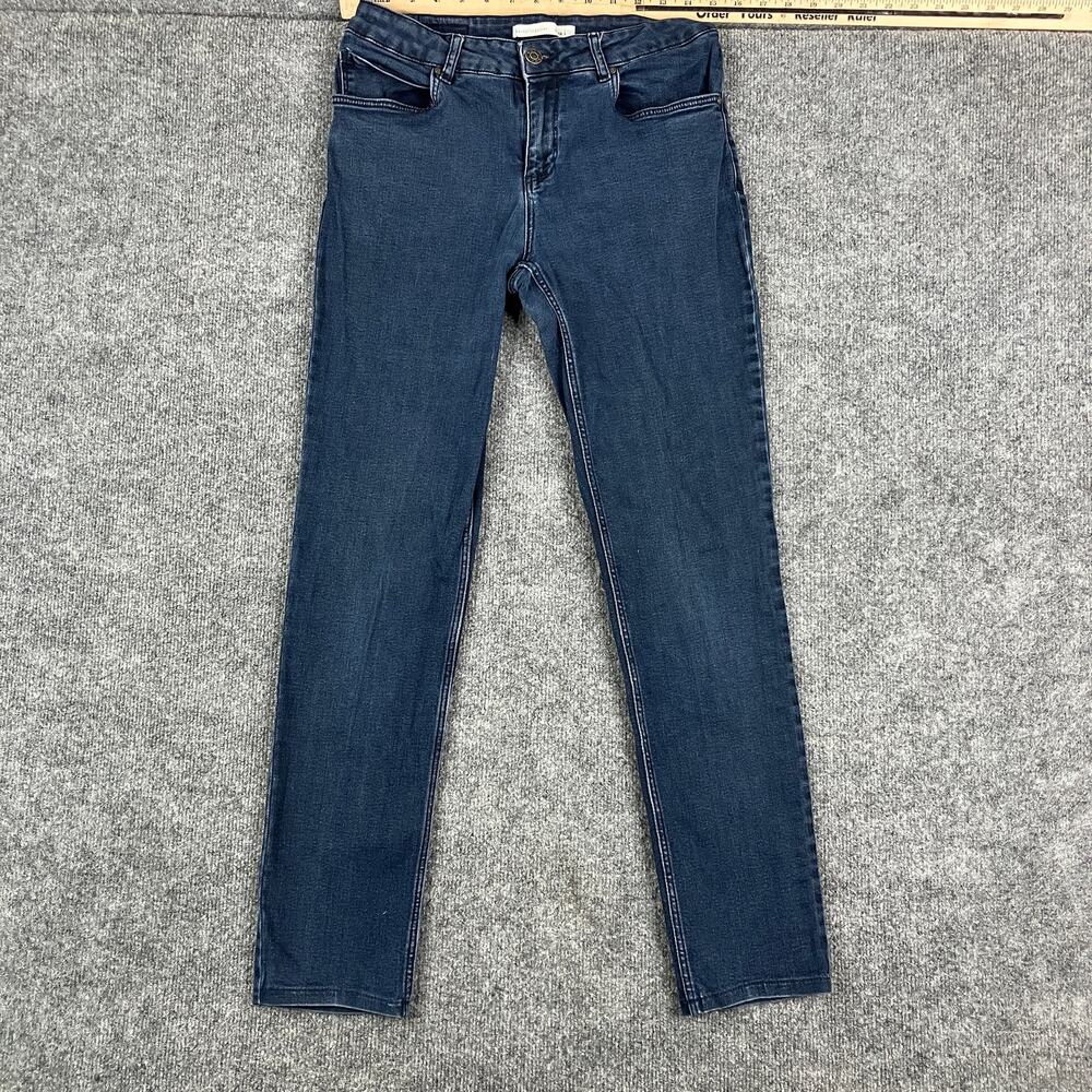 Oui Baxter Jeggings Womens Size 28 Blue Skinny Stretch Mid Rise Denim Jeans‎